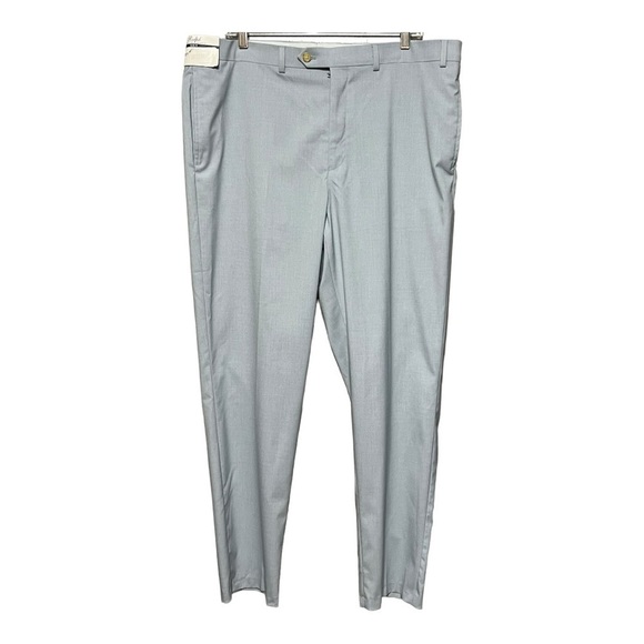 Ralph Ralph Lauren Comfort Flex Dress Pants Flat Front Slim-Fit Trousers W40 L32 - Picture 1 of 8